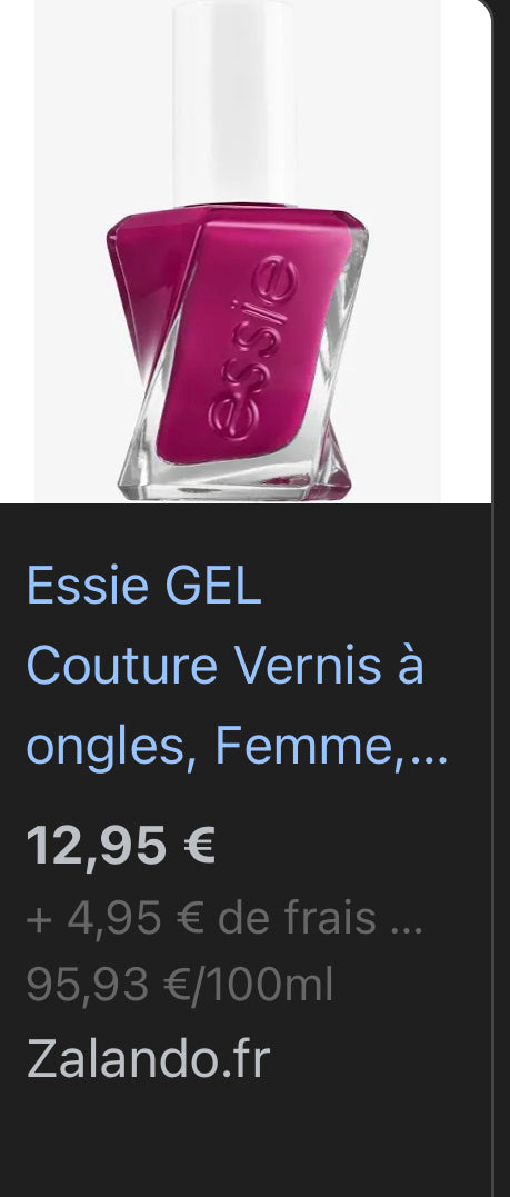 W rouge 360 Spiked With Style - Vernis à ongles ESSIE Gel Couture