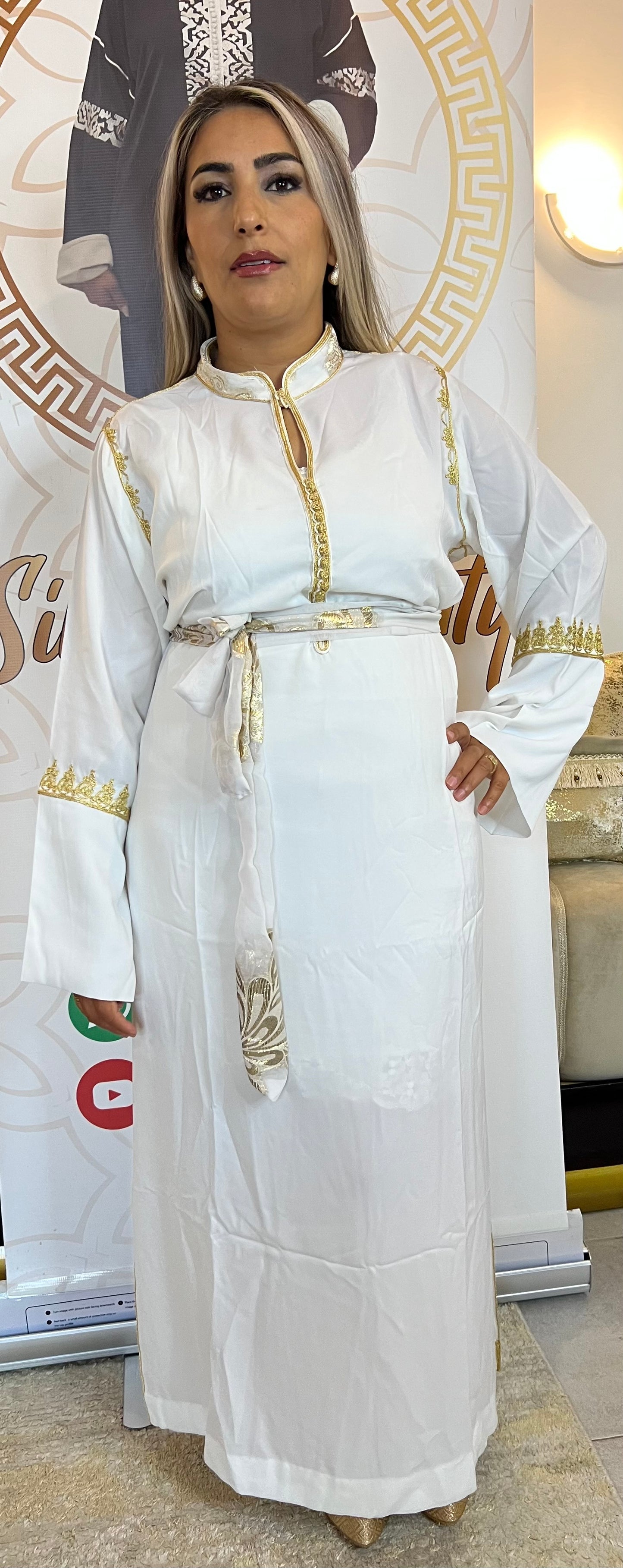 GANDOURA TLIJA blanche