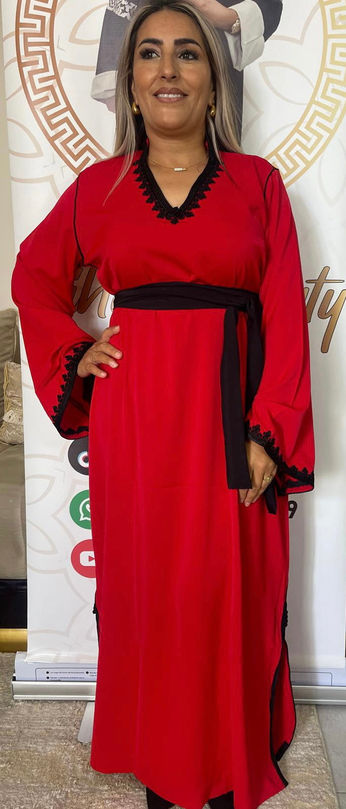 GANDOURA ROUGE