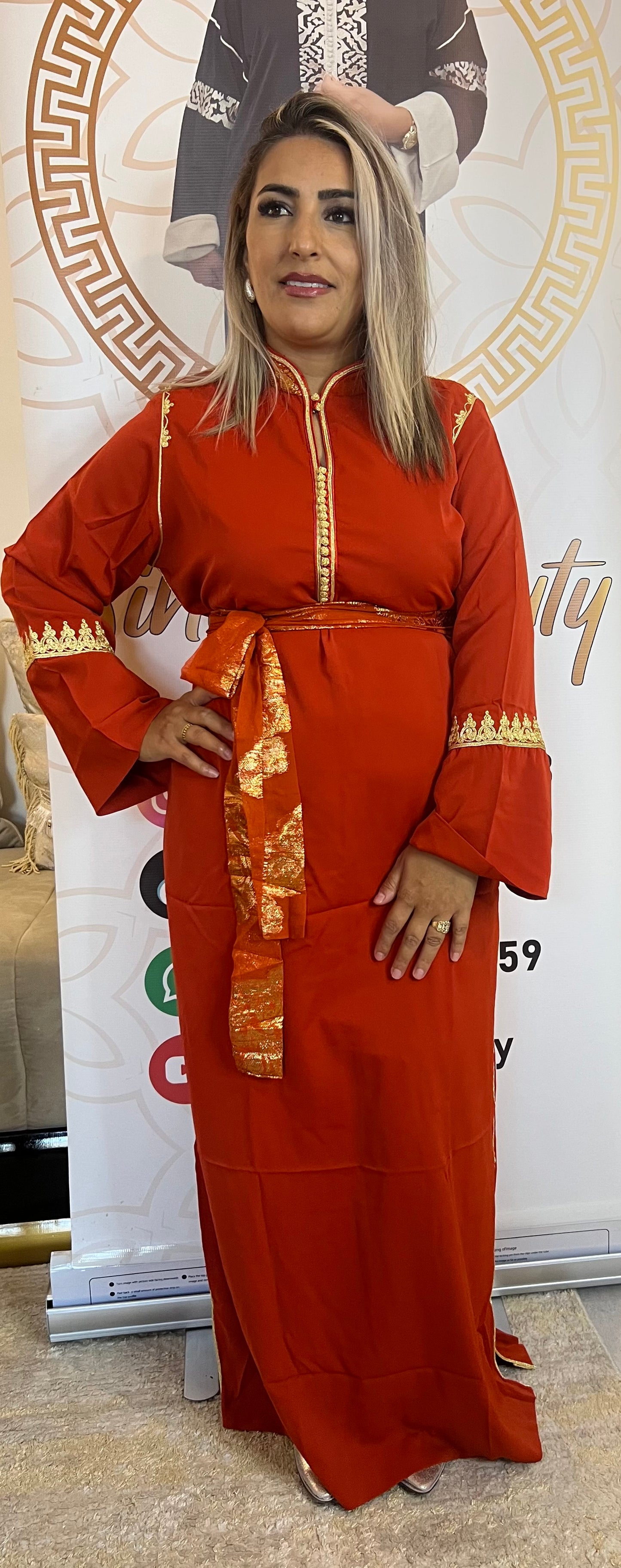 GANDOURA TLIJA orange