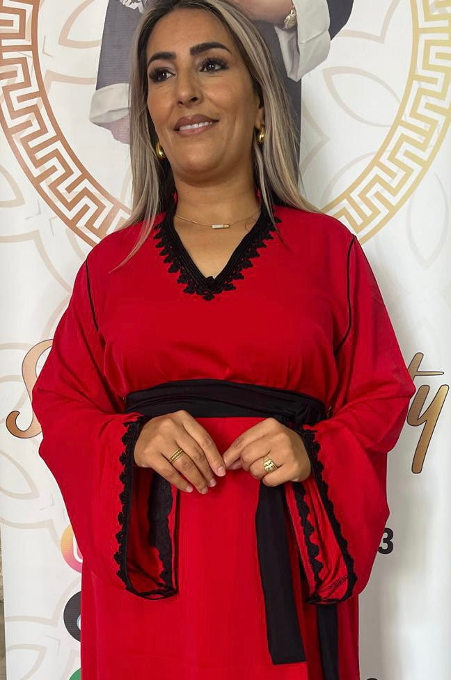 GANDOURA ROUGE