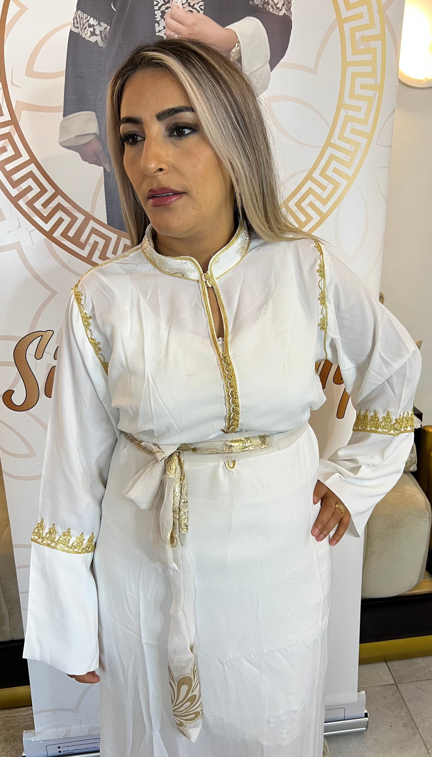 GANDOURA TLIJA blanche
