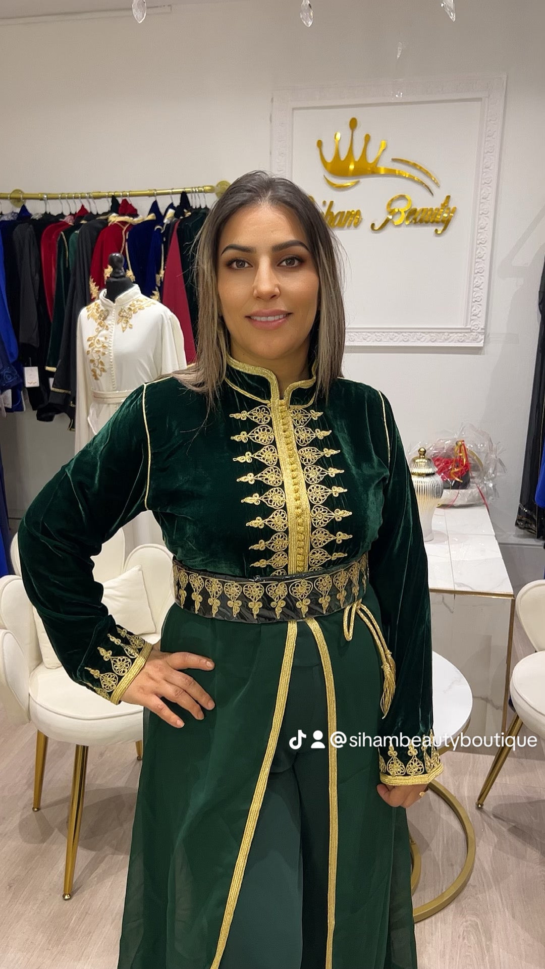 A CAFTAN MALAKI 2 piéces