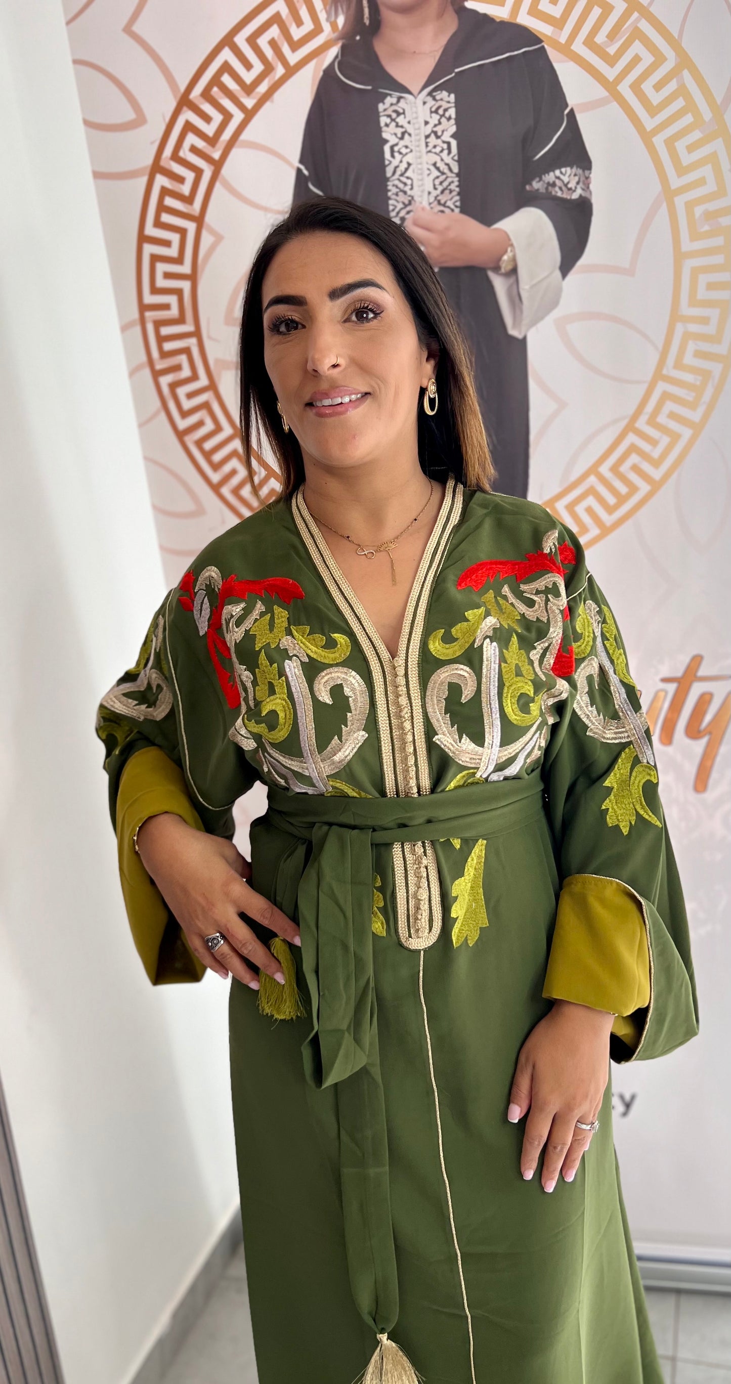 CAFTAN ROYALE vert malaki