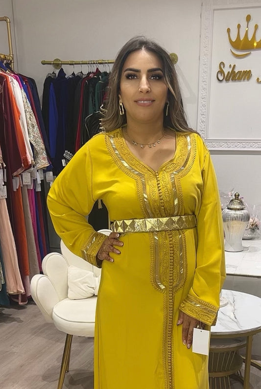 A CAFTAN MOUTARDE