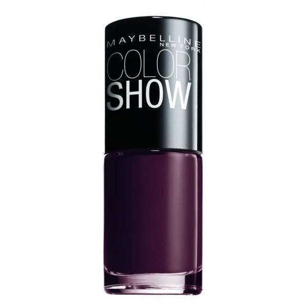 W violet 357 Burgundy Kiss - Vernis à Ongles Colorshow 60 Seconds de Gemey-Maybelline