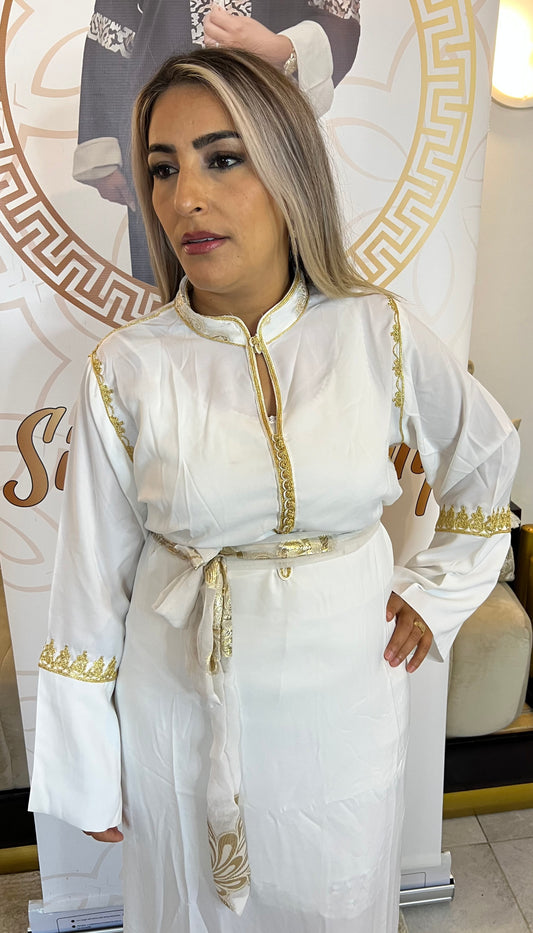 GANDOURA TLIJA blanche