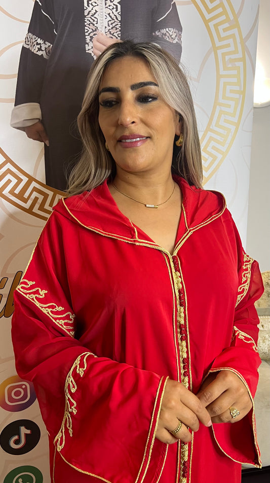 JELABA CHBIKA Rouge